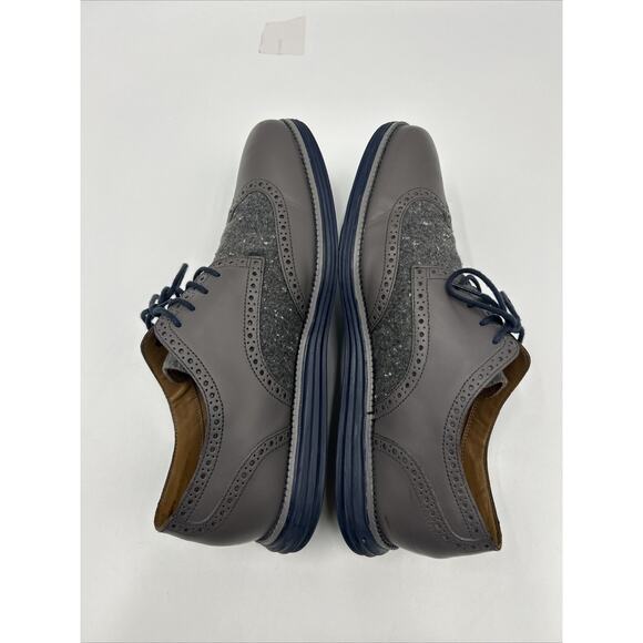 Cole Haan Lunargrand Wingtip Stormcloud Wool Formal Dress Shoes C20664 Men’s 12 main image 7
